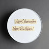 Chocolate Plaque with Custom Message - Le Yeahllow Pâtisserie