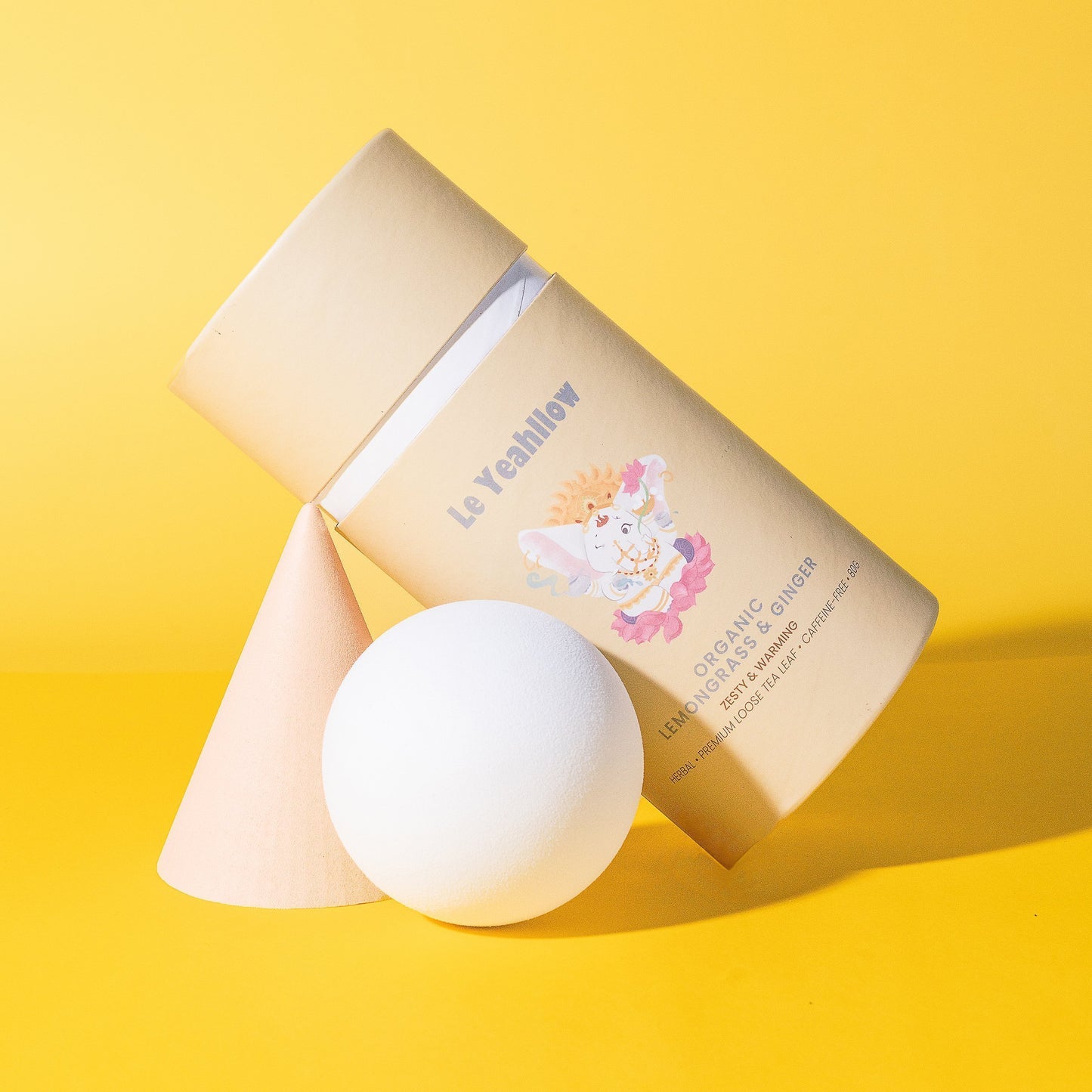Organic Lemongrass & Ginger 80g - Le Yeahllow Pâtisserie