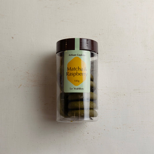 Matcha & Raspberry Artisan Cookies