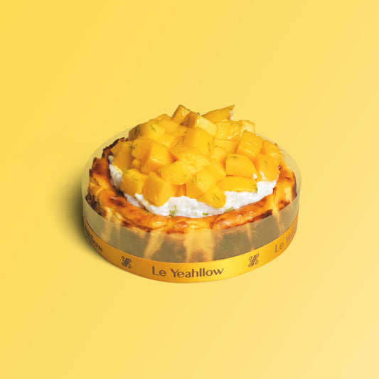 Mango Basque Cheesecake