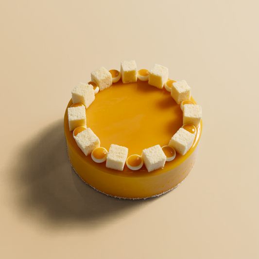 Mango Chiffon Cheesecake