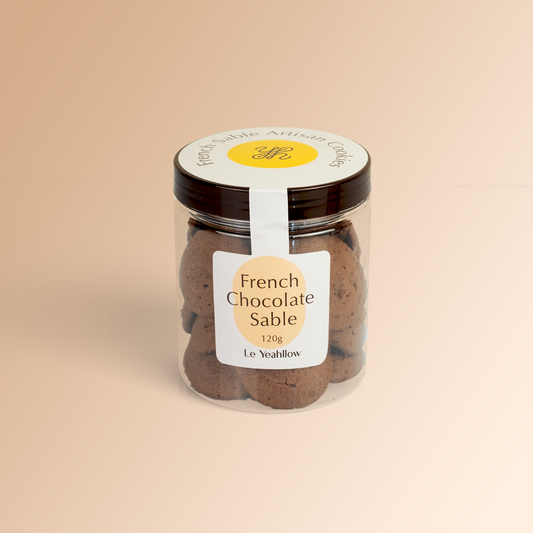 French Chocolate Sable Artisan Cookies