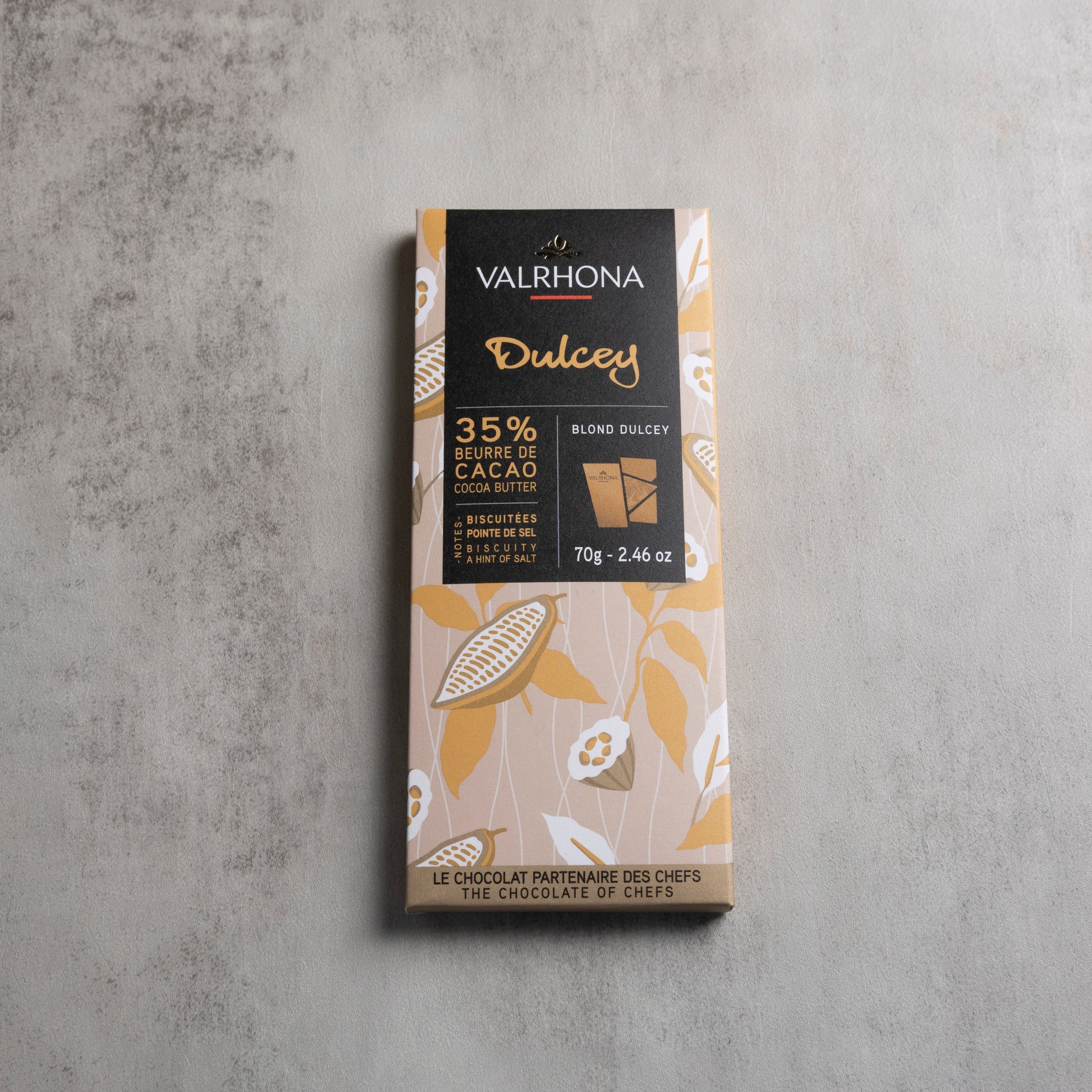 Blond® Dulcey 35%  Valrhona Chocolate